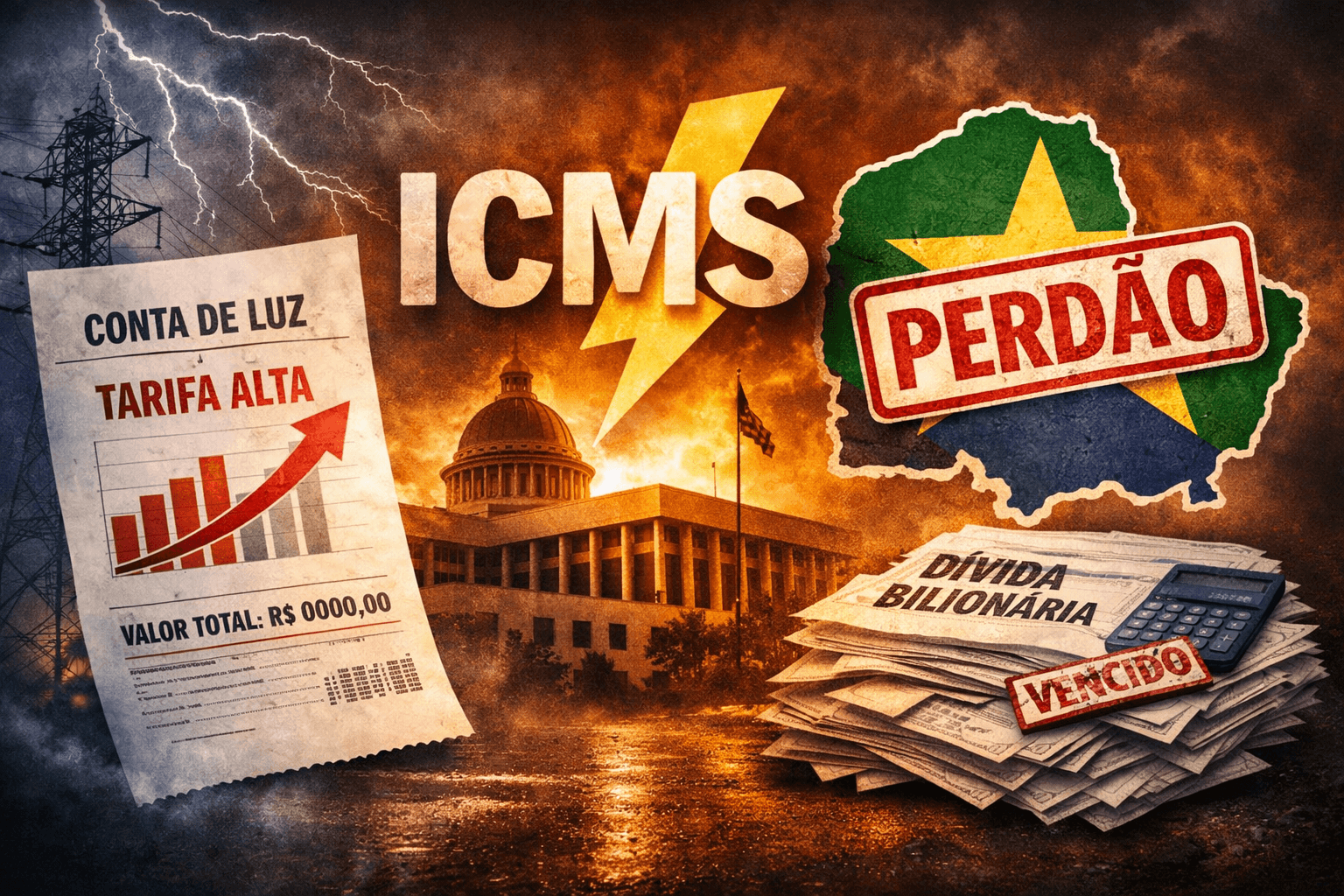 Indignação em Rondônia: ALE-RO aprova “perdão” bilionário de ICMS à Energisa enquanto a conta de luz aperta